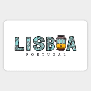 Lisbon Tram Magnet
